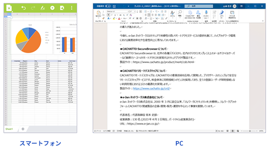 ファイル閲覧・編集画面イメージ