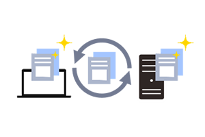 ファイルの自動同期でデータをロストしない
