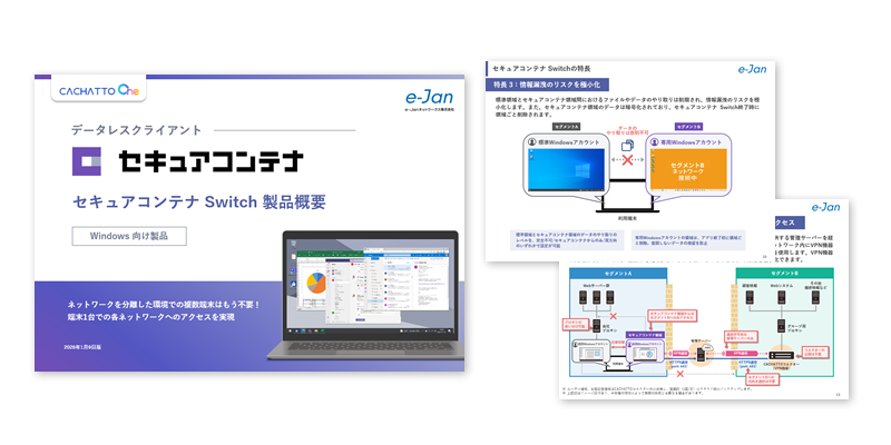 セキュアコンテナ Switch資料イメージ