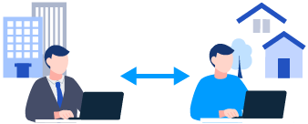 出社も在宅も同じPC1台で業務